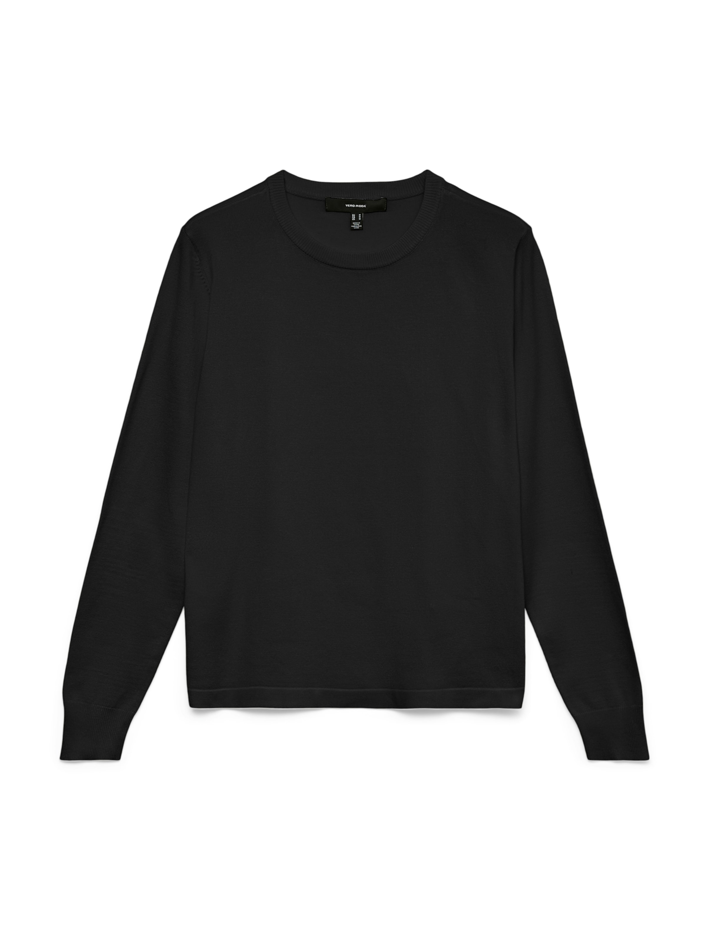 VERO MODA Sweater 'VMSilje' in Black: front