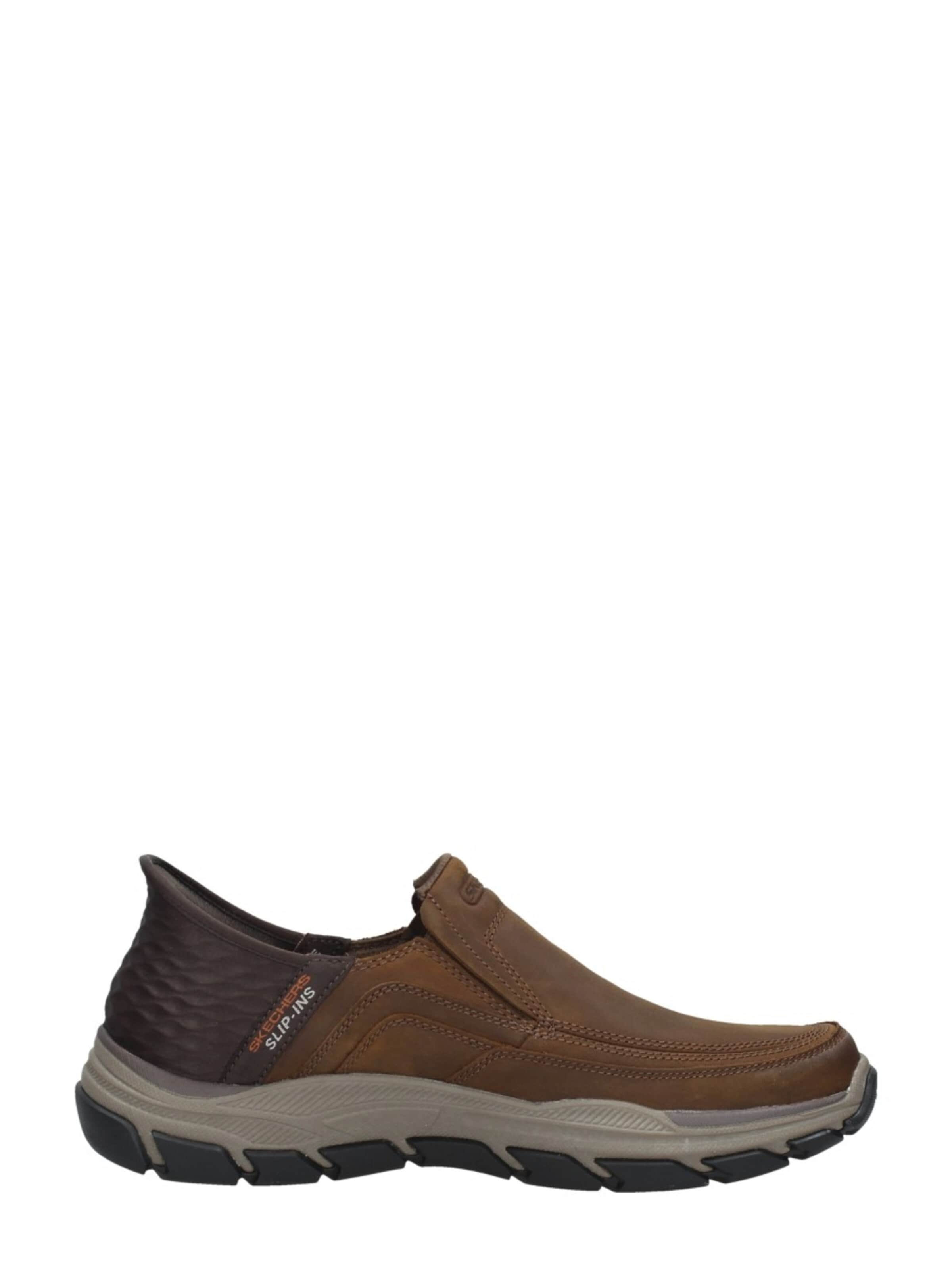 Chaussure basse 'Slip-Ins: Respected - Elgin Slip-Ins' SKECHERS en marron