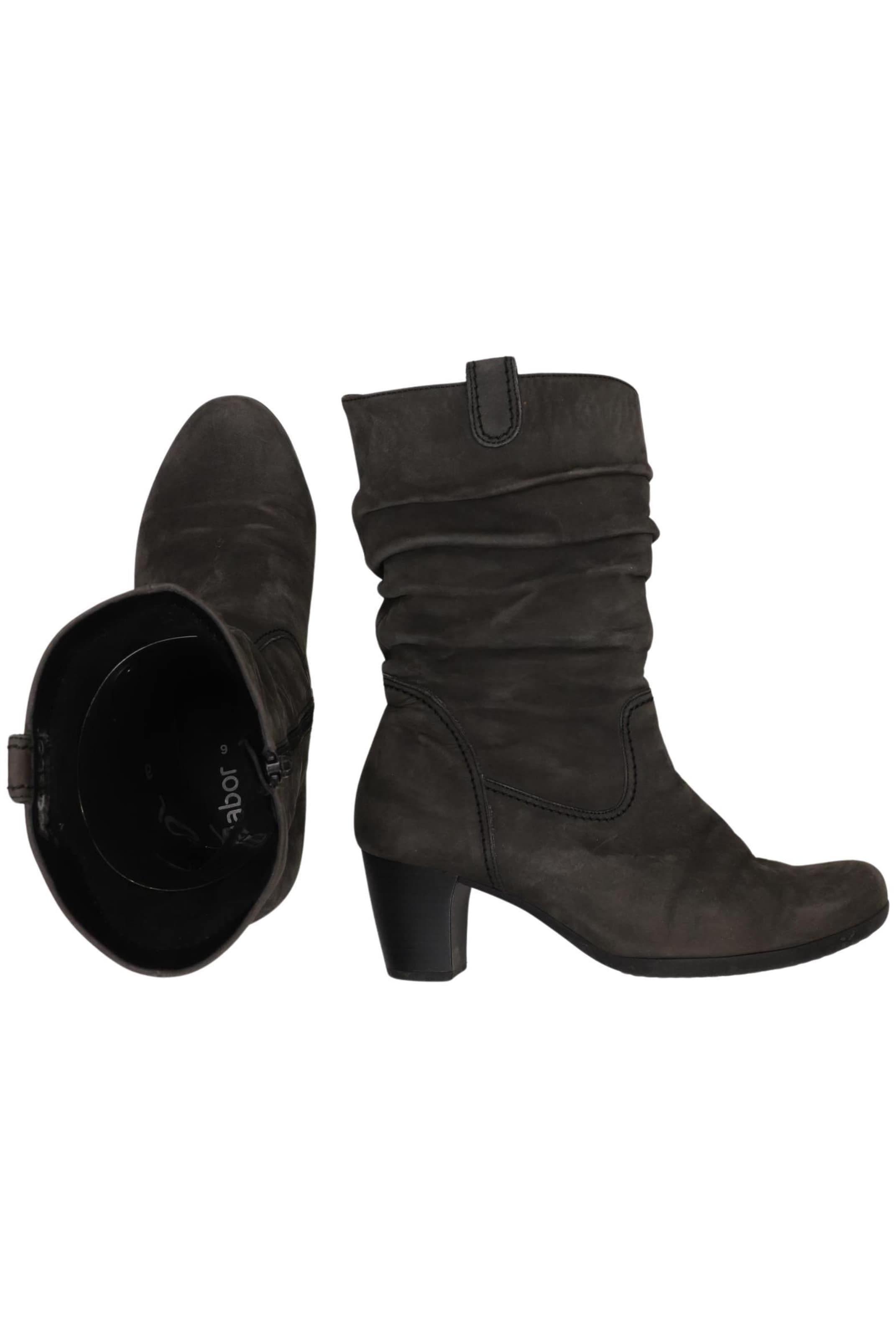 GABOR Stiefel 39 in Grau: Vorderseite