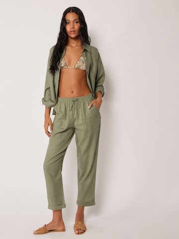 CALZEDONIA Regular Hose in Grün