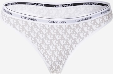 Calvin Klein Underwear - Tanga en blanco: frente