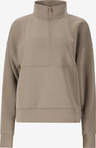 Athlecia Sports sweatshirt 'Jillnana' in Brown: front