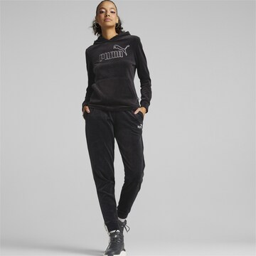 PUMA Tapered Sportbroek in Zwart