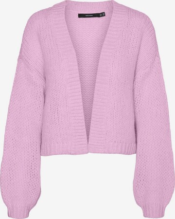 VERO MODA Knit Cardigan in Pink: front