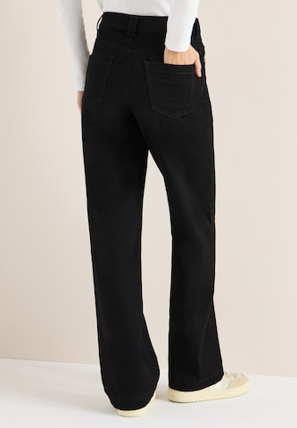 CECIL Loosefit Jeans in Schwarz