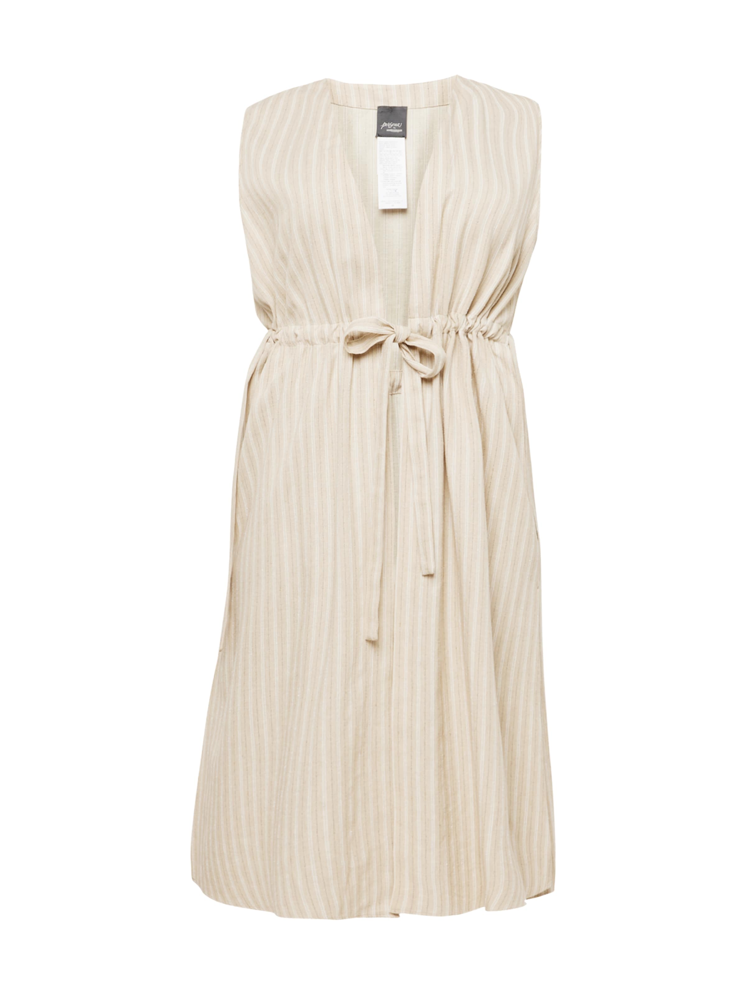 Gilet 'GALA' Persona by Marina Rinaldi en beige : devant