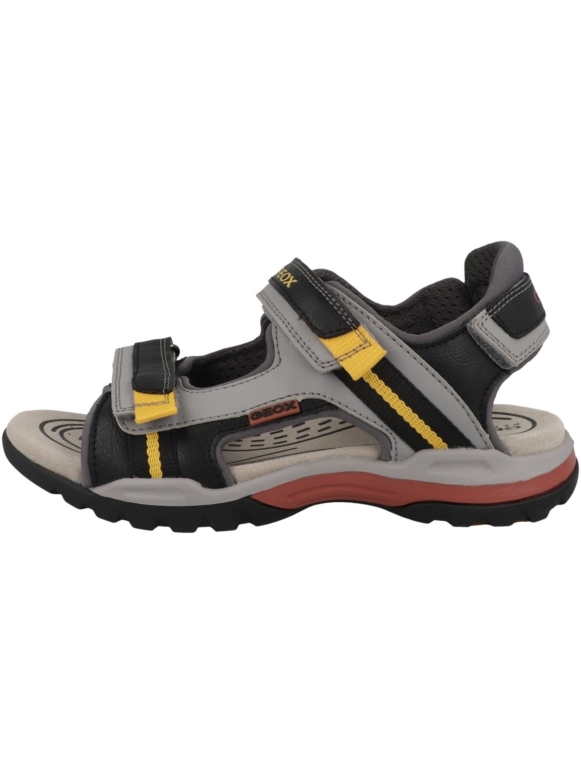 GEOX Open schoenen 'Borealis' in Zwart