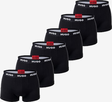 HUGO Red Boxer shorts in Black: front