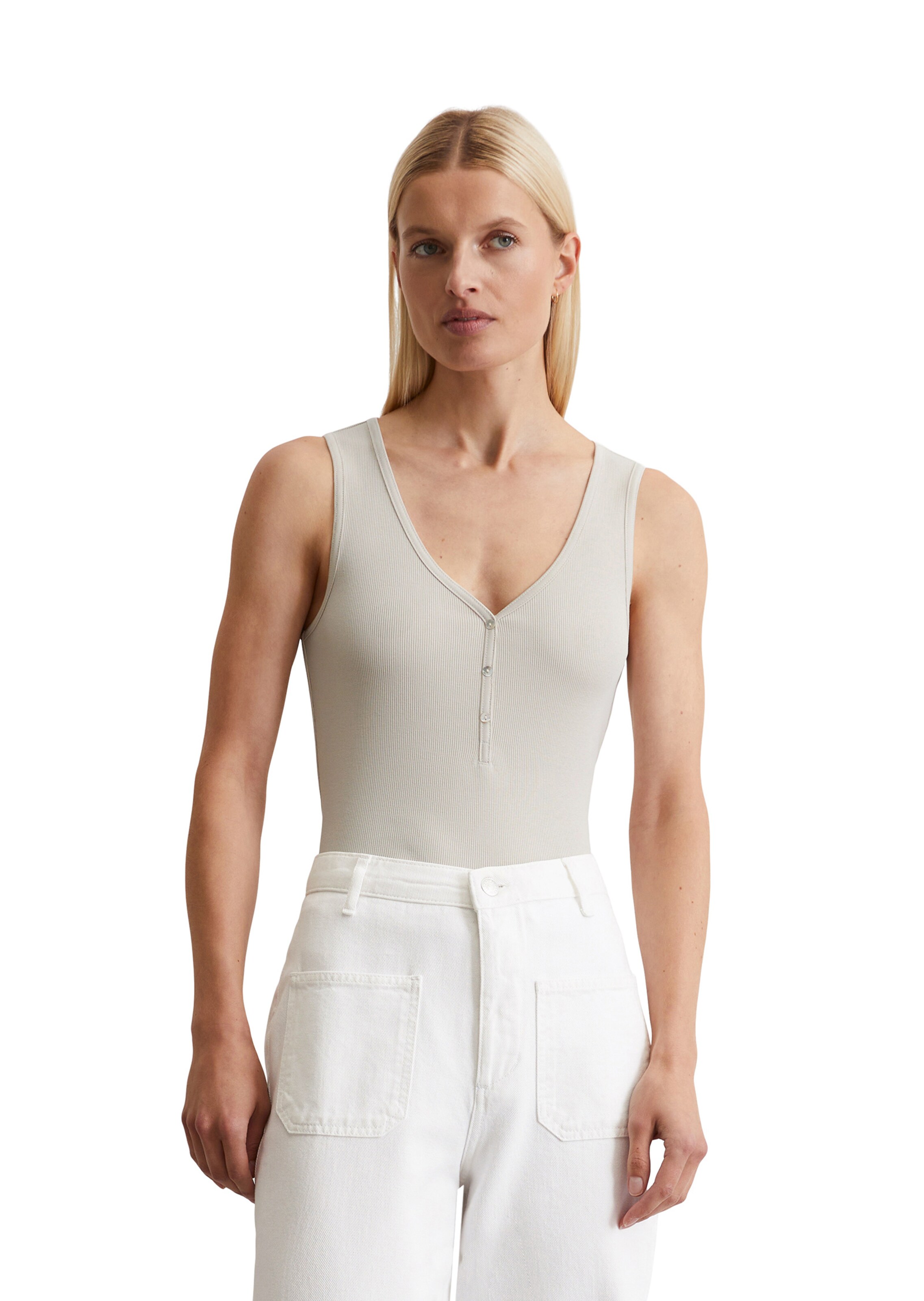 Marc O'Polo Top in Grau: Vorderseite
