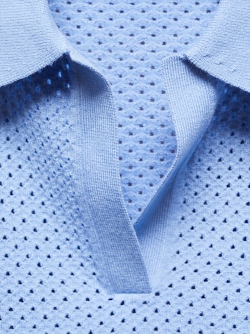 Vestă tricotată 'PAOLA' de la MANGO pe albastru