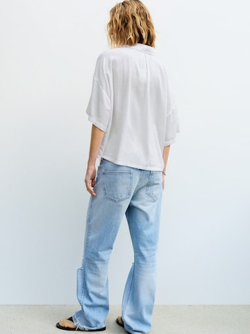 Pull&Bear Bluse in Weiß
