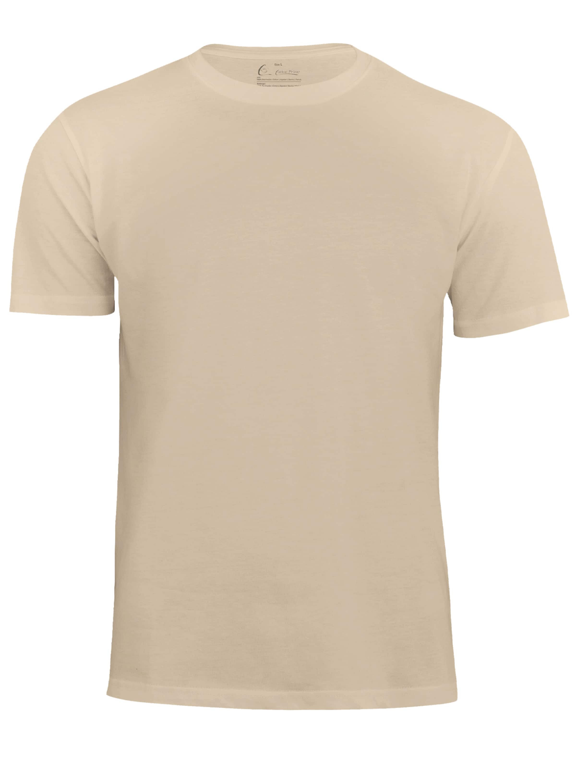 Cotton Prime - Camisa em bege: frente