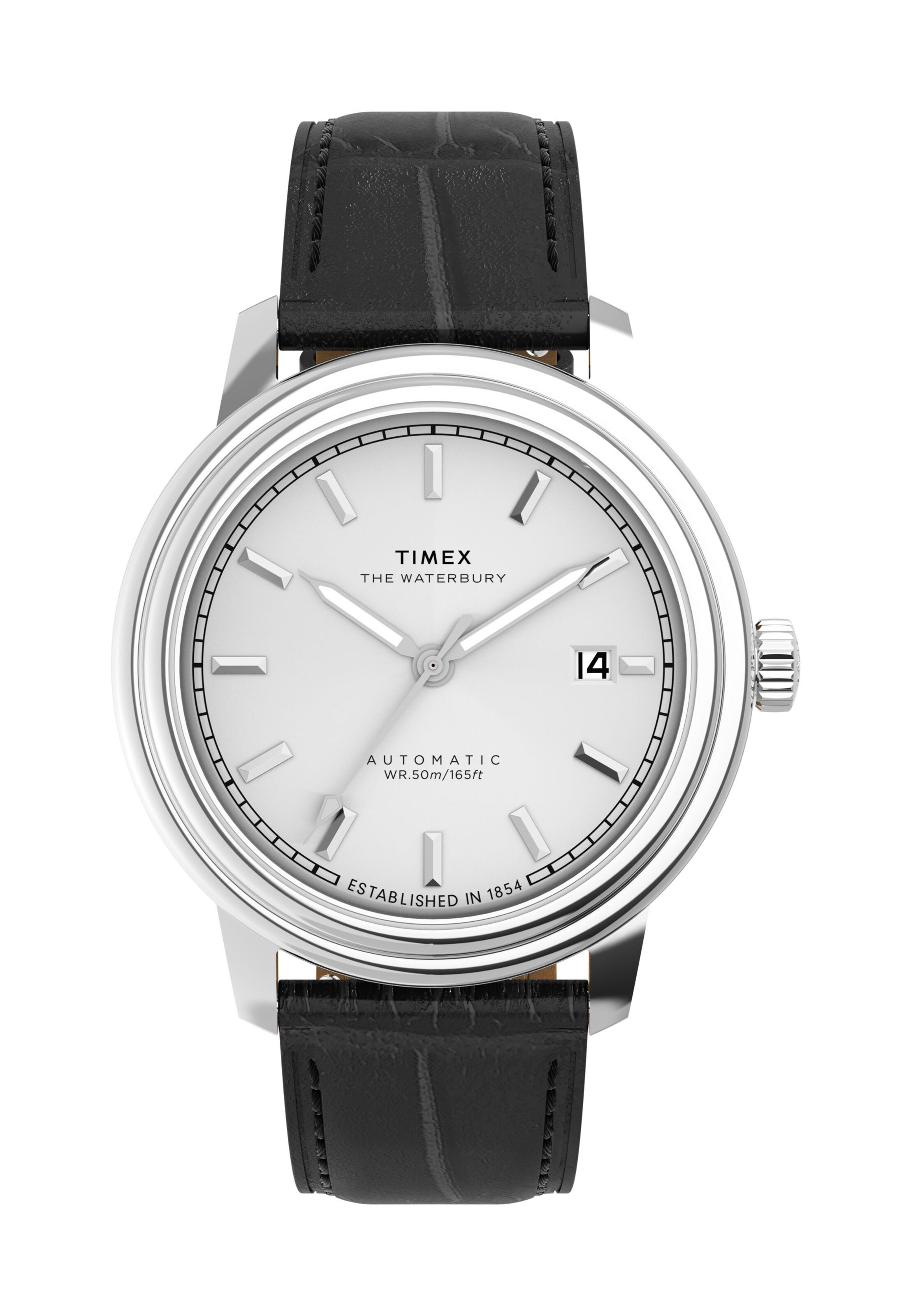 TIMEX Analoguhr  'Waterbury Metropolitan' in Weiß: Vorderseite