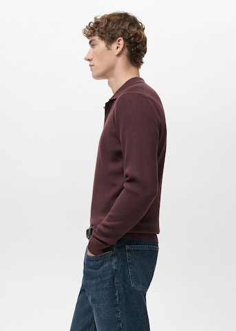 MANGO MAN Pullover 'Antiguas' in Rot