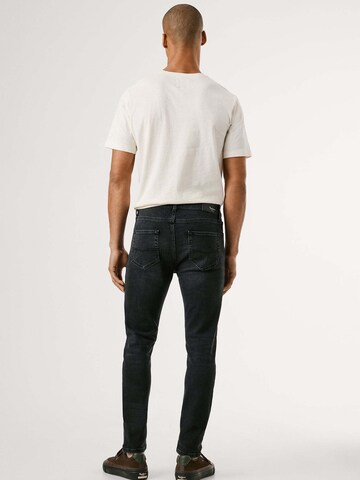 Coupe slim Jean 'Finsbury' Pepe Jeans en noir