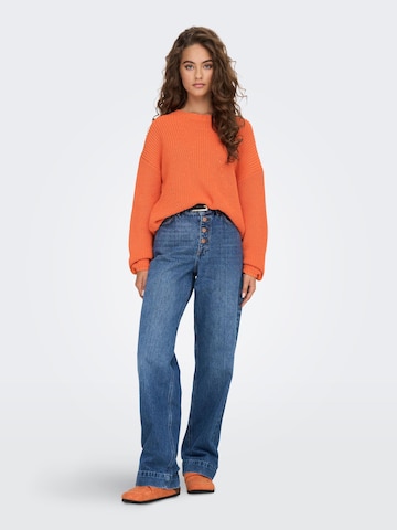 ONLY Sweater 'Bella' in Orange
