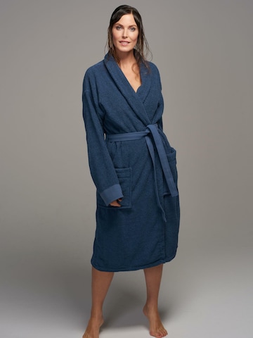 ESSENZA Long Bathrobe in Blue