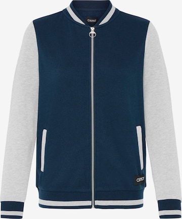 Veste de survêtement ' OXONANA SWEAT JACKET ' Oxmo en bleu : devant