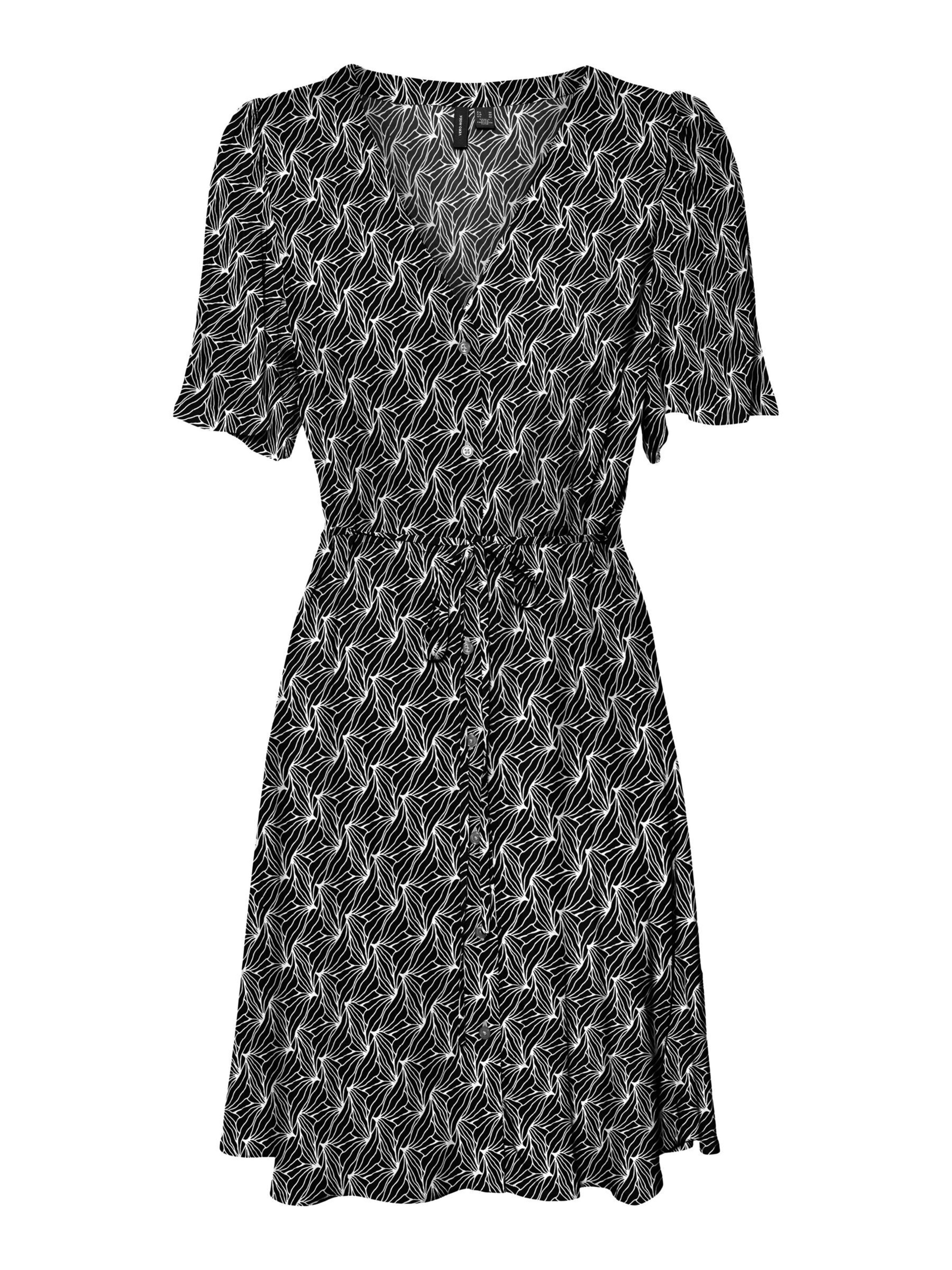 Robe-chemise 'VMAlba' VERO MODA en noir : devant