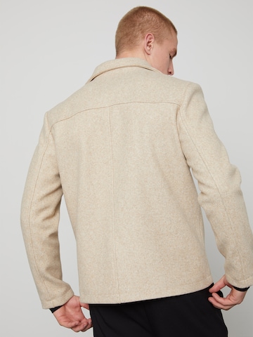 DAN FOX APPAREL Between-Season Jacket 'Jeremy' in Beige