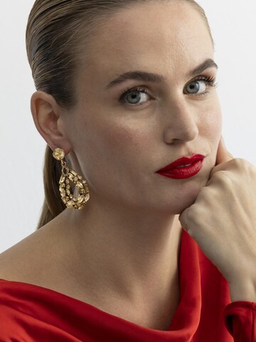 Luxenter Earrings 'Liodas' in Brown