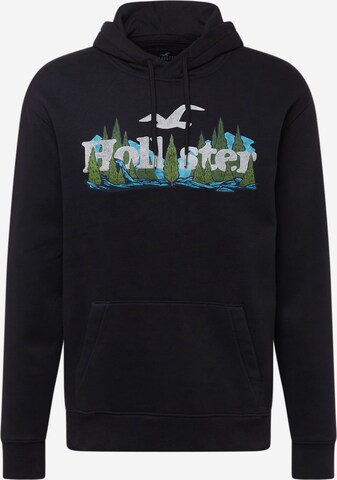 HOLLISTER Sweatshirt in Black: front