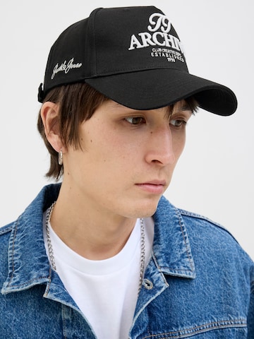 JACK & JONES Кепка 'JACFRAME HAINES' в Черный
