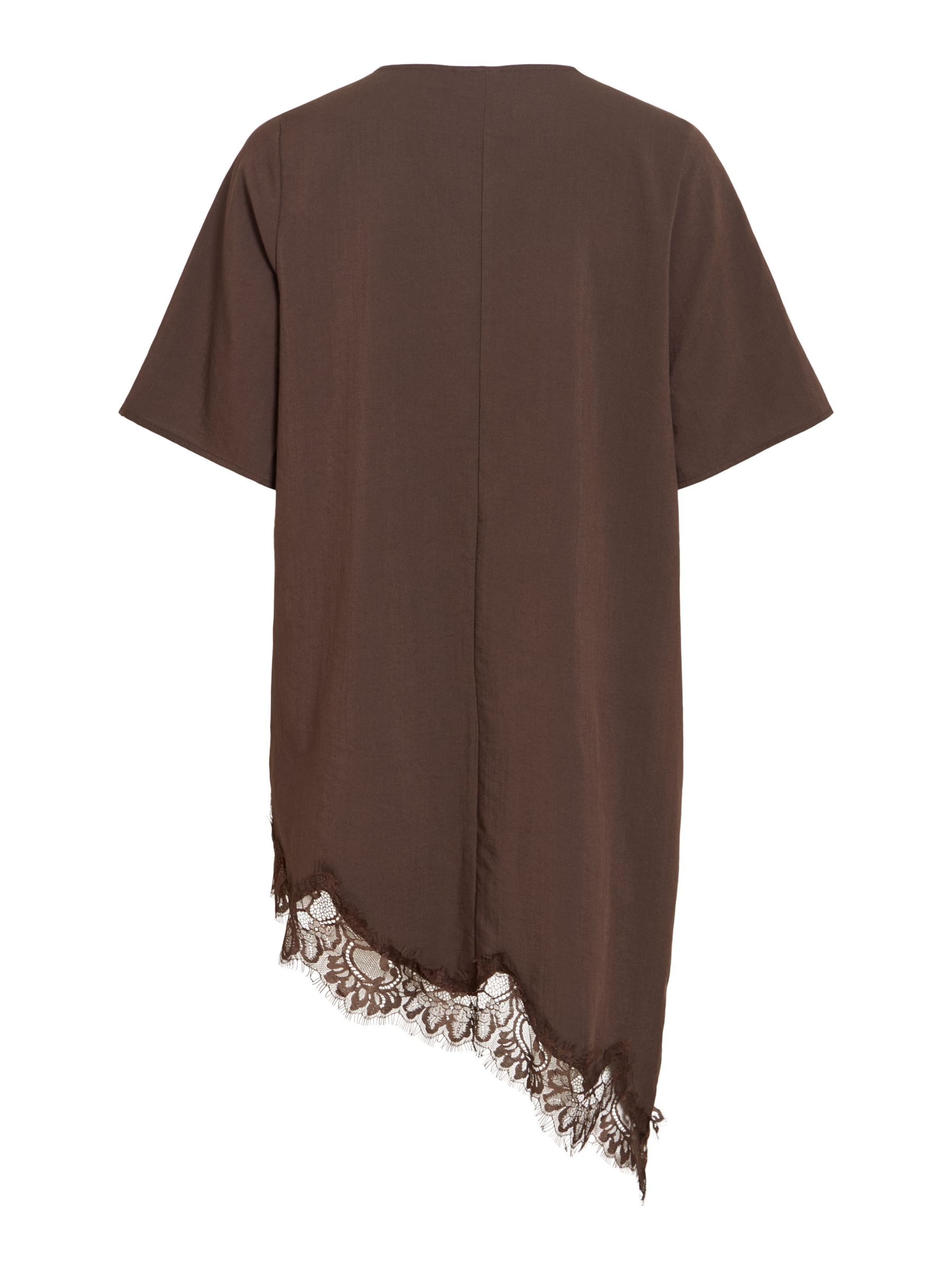 VILA - Vestido en marrón