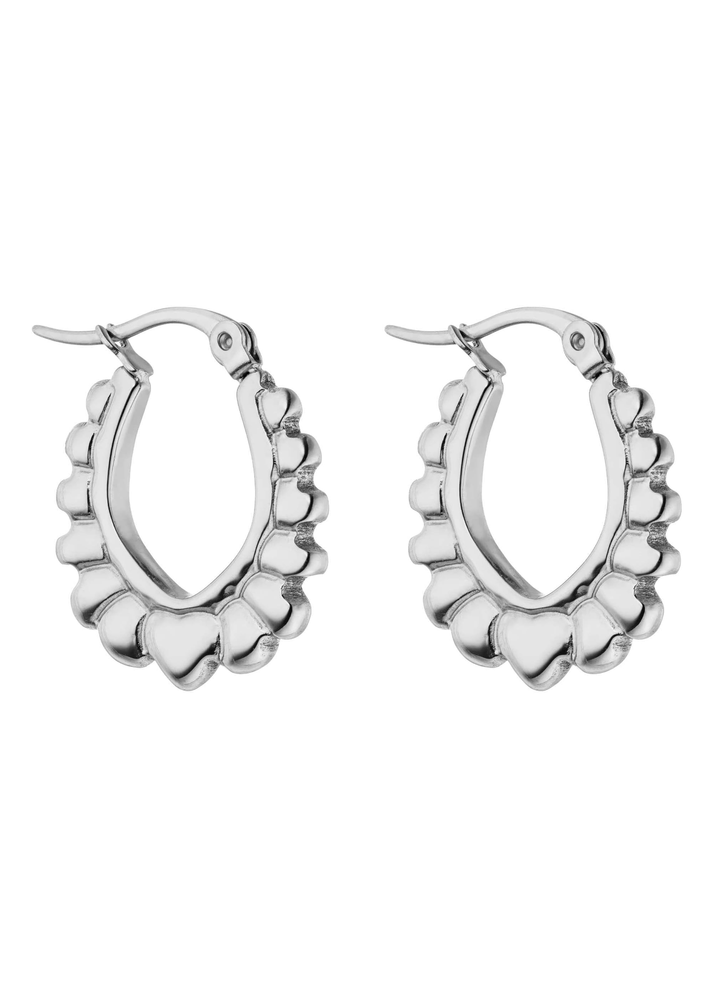 Boucles d'oreilles 'Glowy' PURELEI en argent : devant