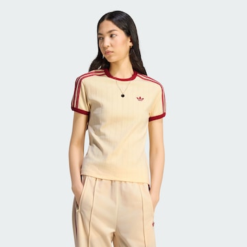 ADIDAS ORIGINALS Shirt in Yellow: front