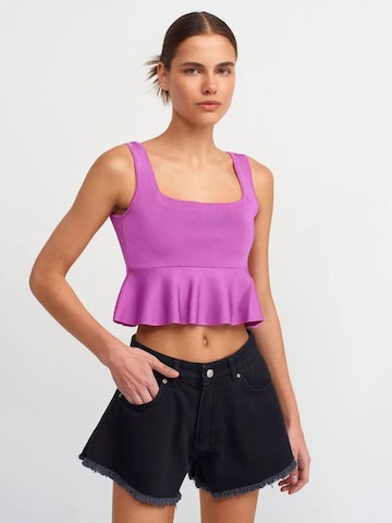 Dilvin - Top em rosa: frente