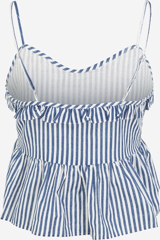 Pieces Petite Top 'AGGI' in Blauw