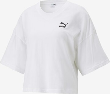 T-shirt PUMA en blanc : devant