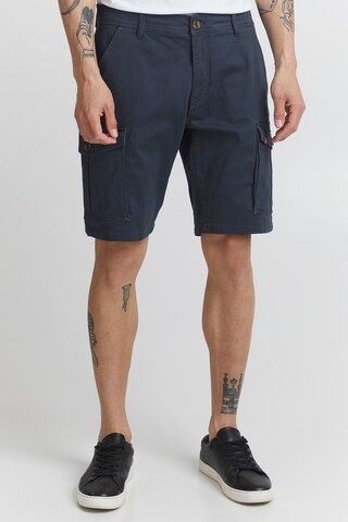 11 Project Regular Cargo Pants in Blue: front