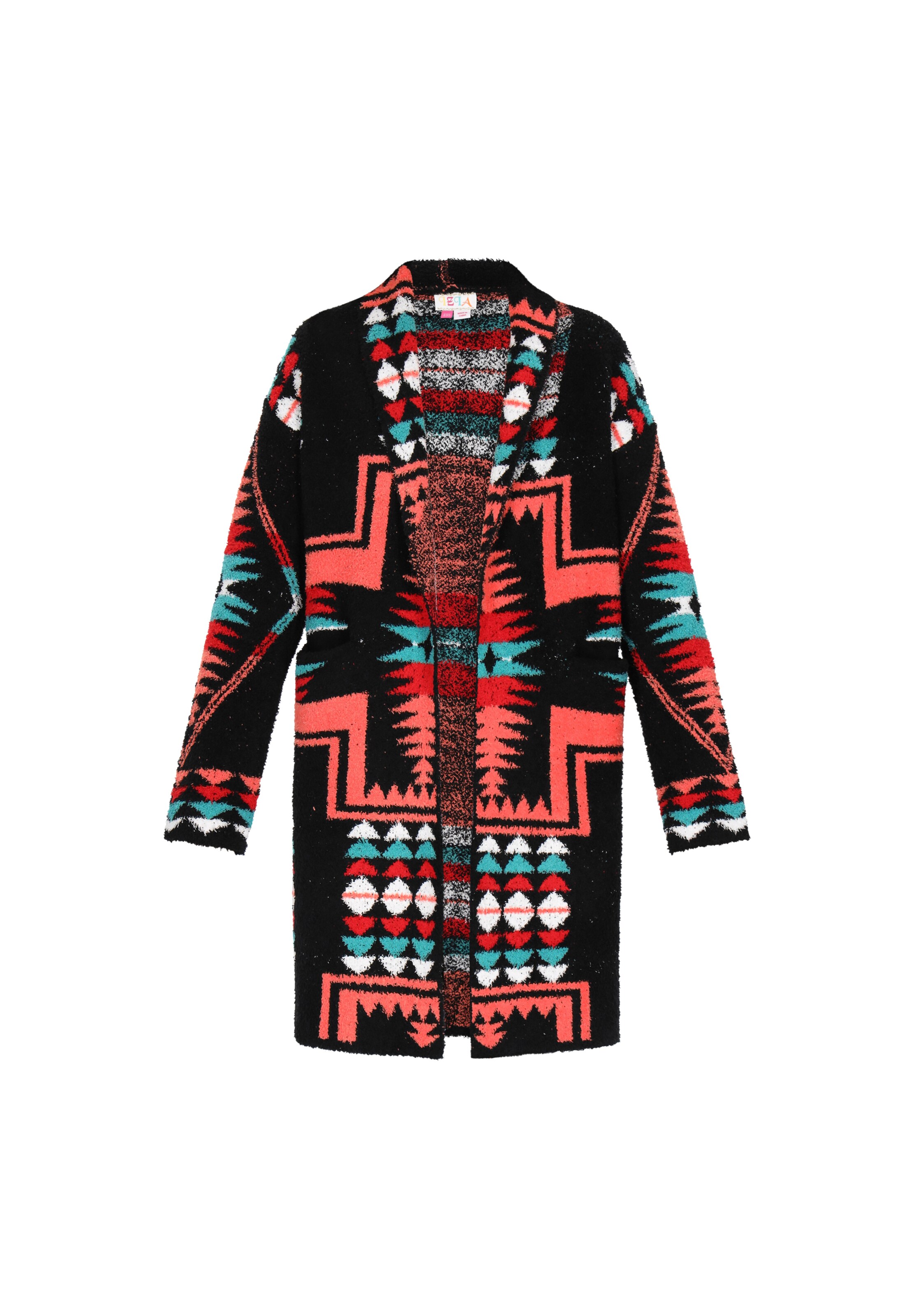 IZIA Kardigán - Čierna: predná strana