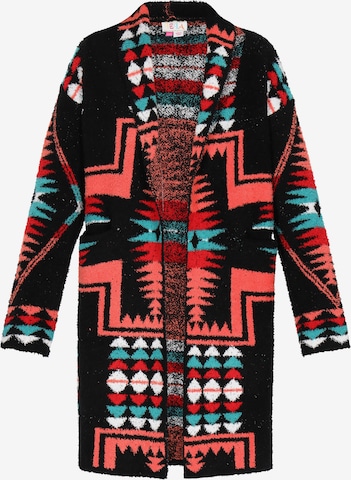 IZIA Kardigan – černá: přední strana