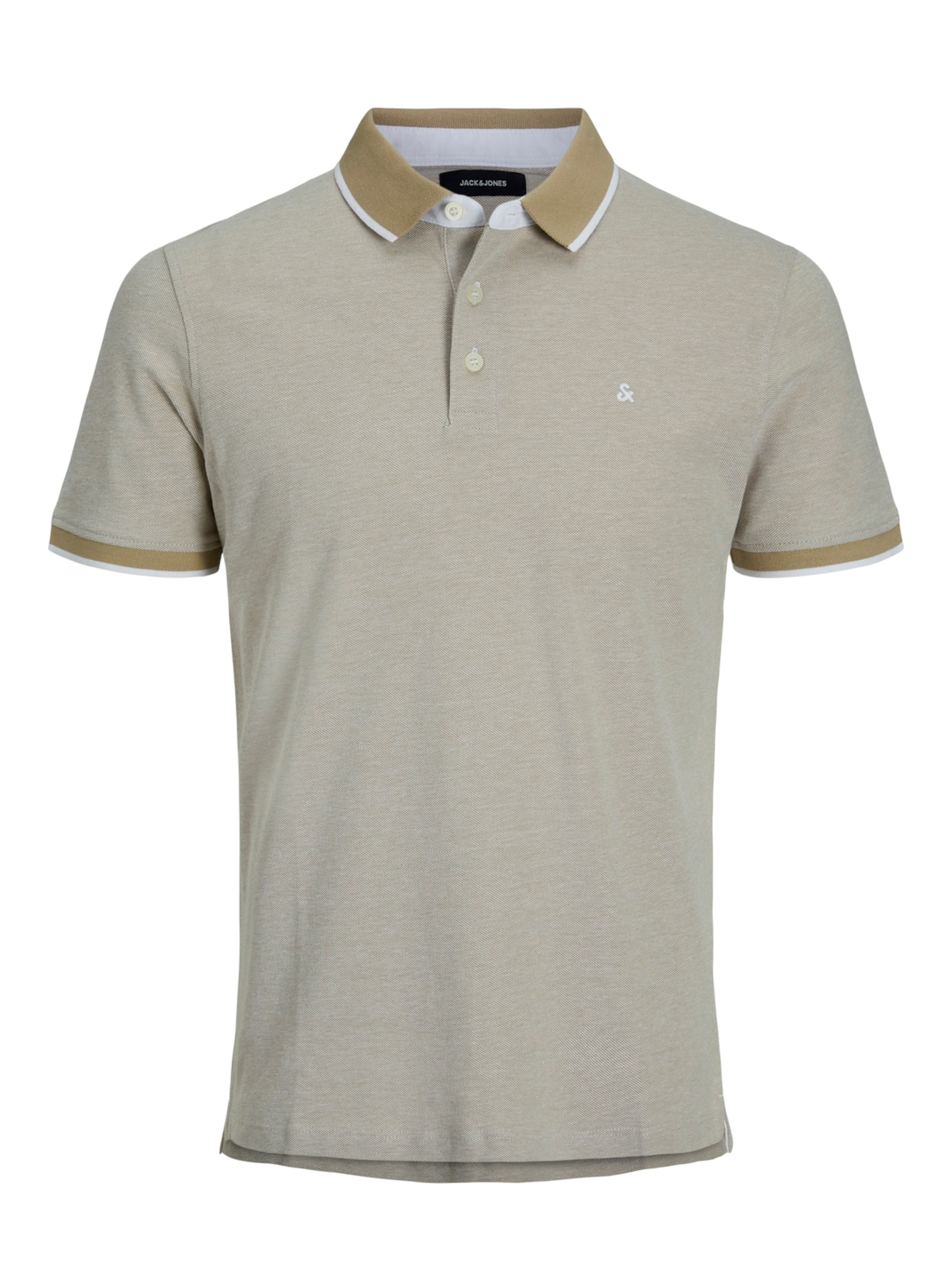 JACK & JONES Shirt 'JJEPaulos' in Beige