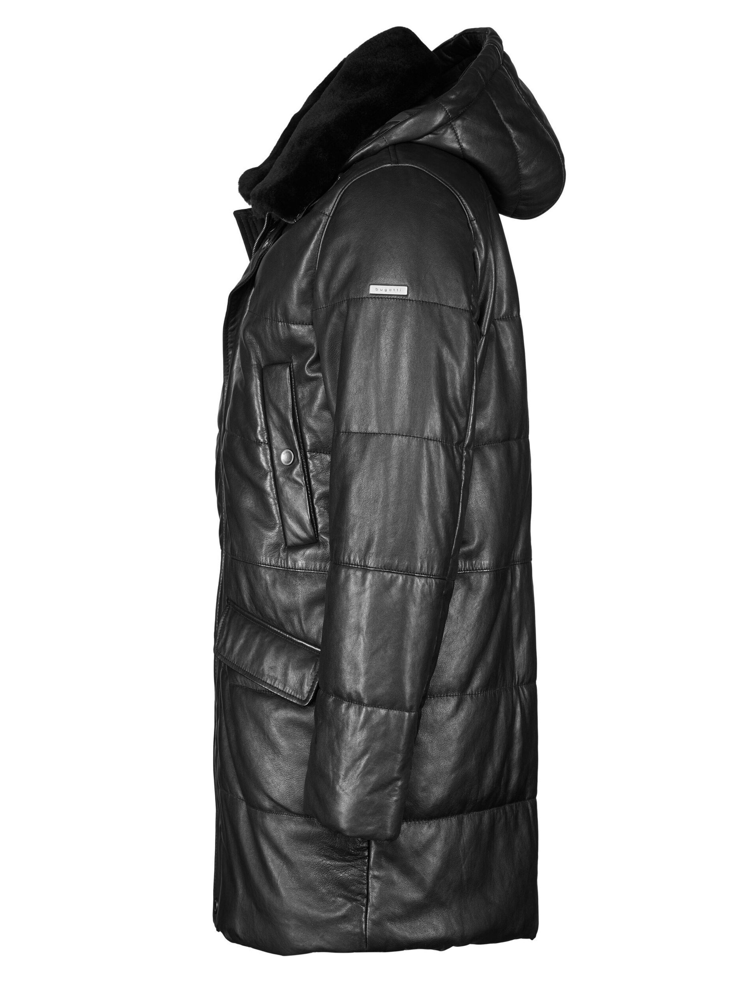 bugatti Lederjacke 'BUTremo' in Schwarz