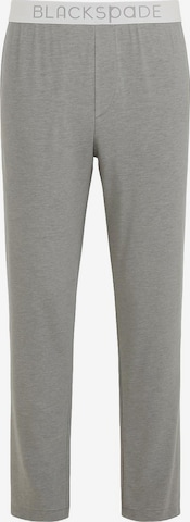 Pantalon de pyjama Blackspade en gris : devant