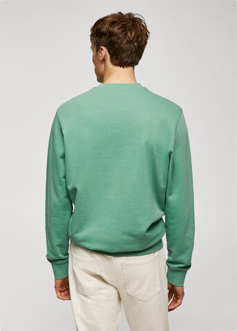 MANGO MAN Sweatshirt 'Nole' in Grün