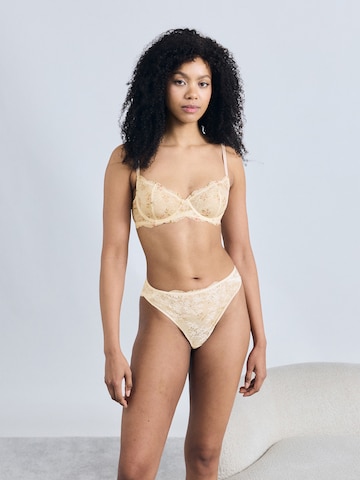 Lindex Push-up Σουτιέν 'Senna Valerie' σε μπεζ