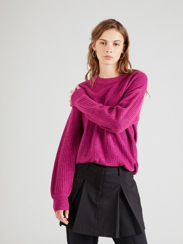 b.young - Pullover 'ONEMA ONECK' em rosa: frente