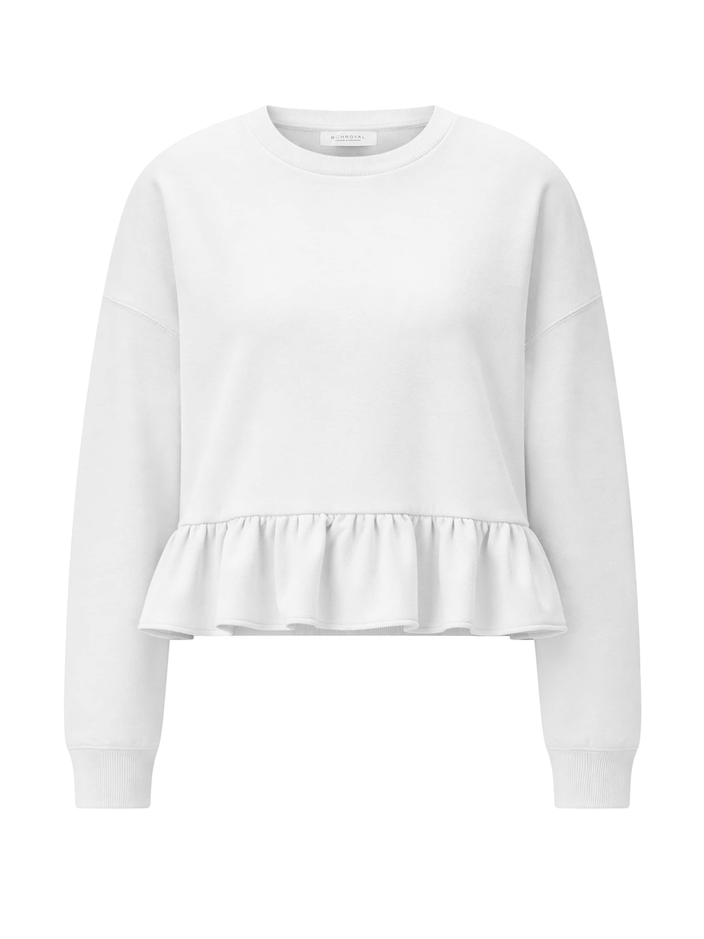 Rich & Royal Sweatshirt i vit: framsida