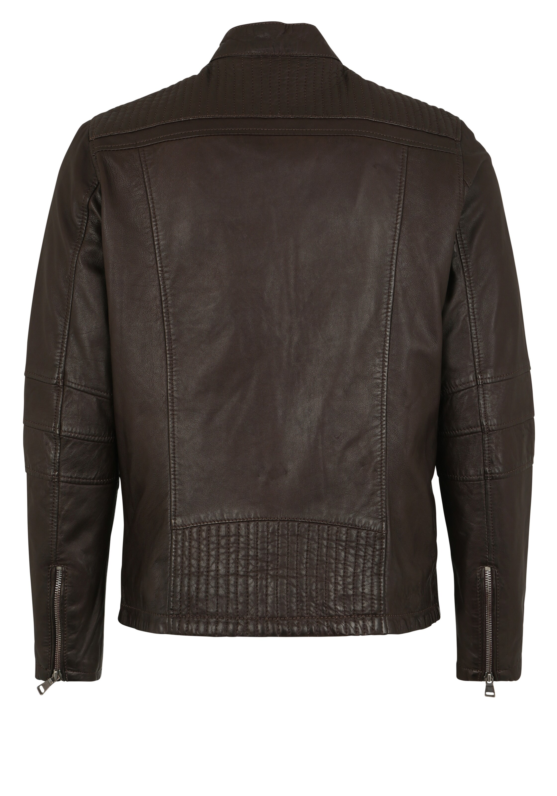 CAPITANO Lederjacke in Braun