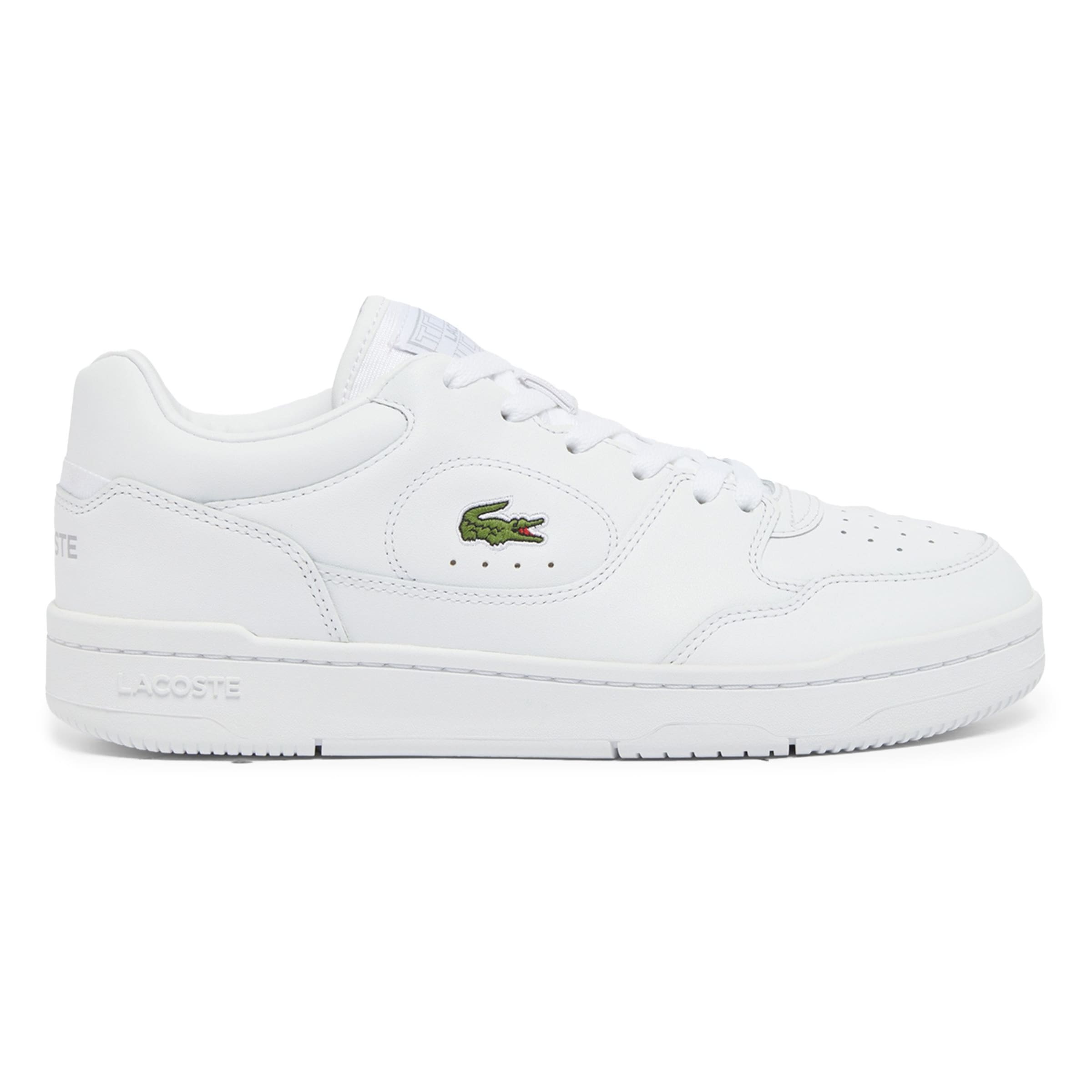 Baskets basses LACOSTE en blanc : devant