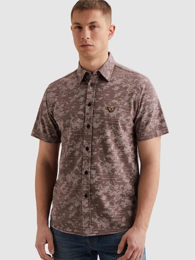PME Legend Camisa 'Shirt in jersey piqué with allover print' en S en lila, Vista del producto