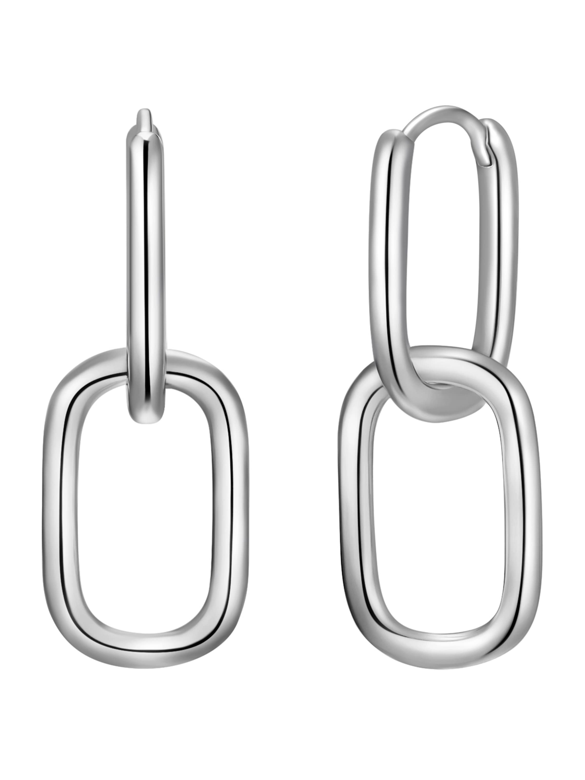 Glanzstücke München Oorbellen in Zilver: voorkant