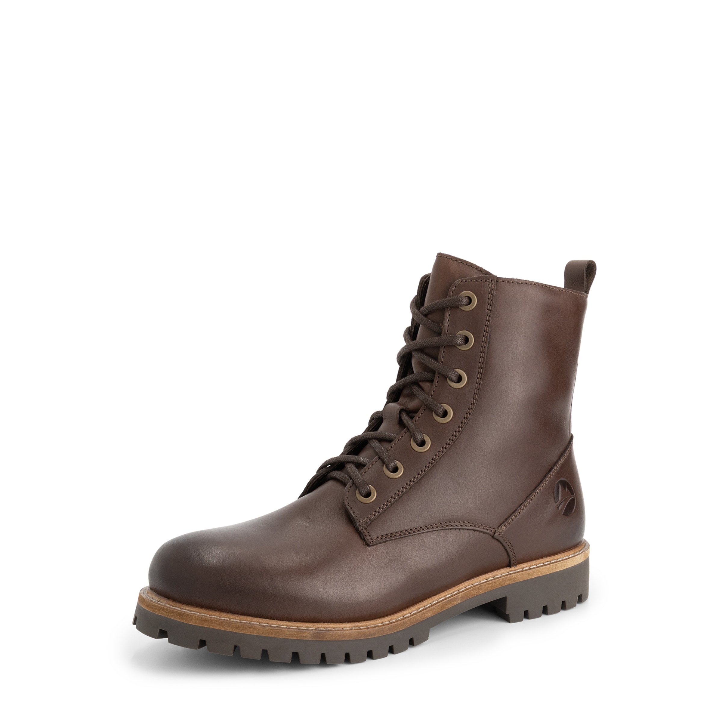 Travelin Lace-Up Boots 'Norrland' in Dark brown, Item view