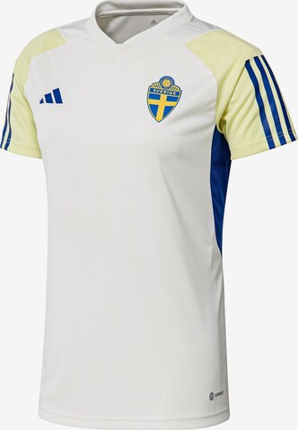 ADIDAS PERFORMANCE Funktionsshirt 'Schweden WM 2023' in Weiß: predná strana
