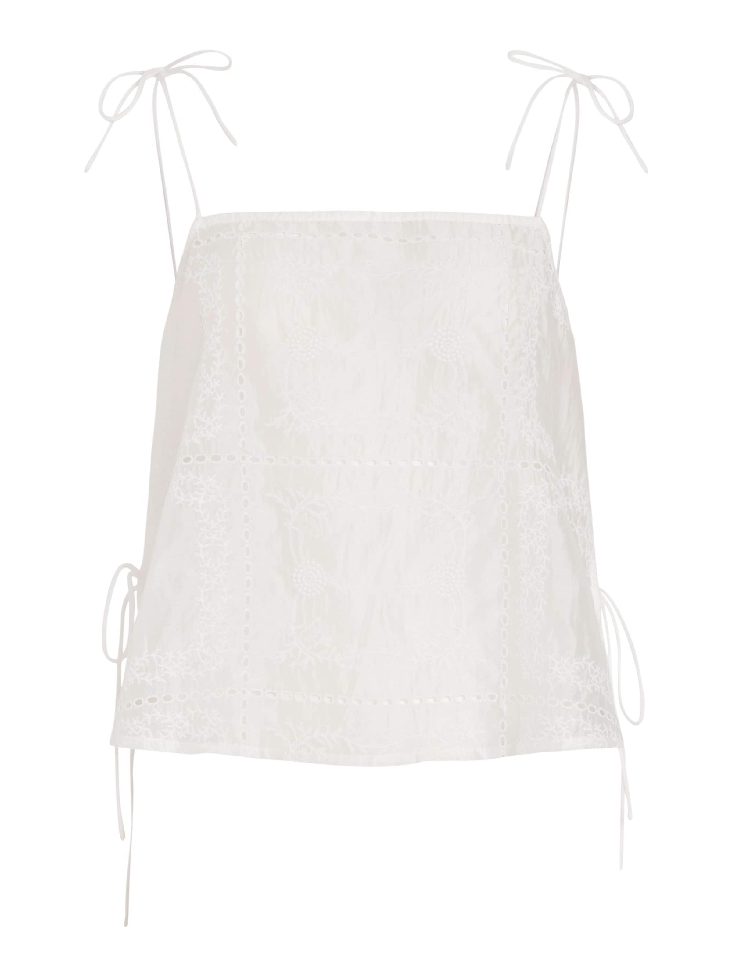 ROUGE EDIT - Top 'Luca' en blanco: frente